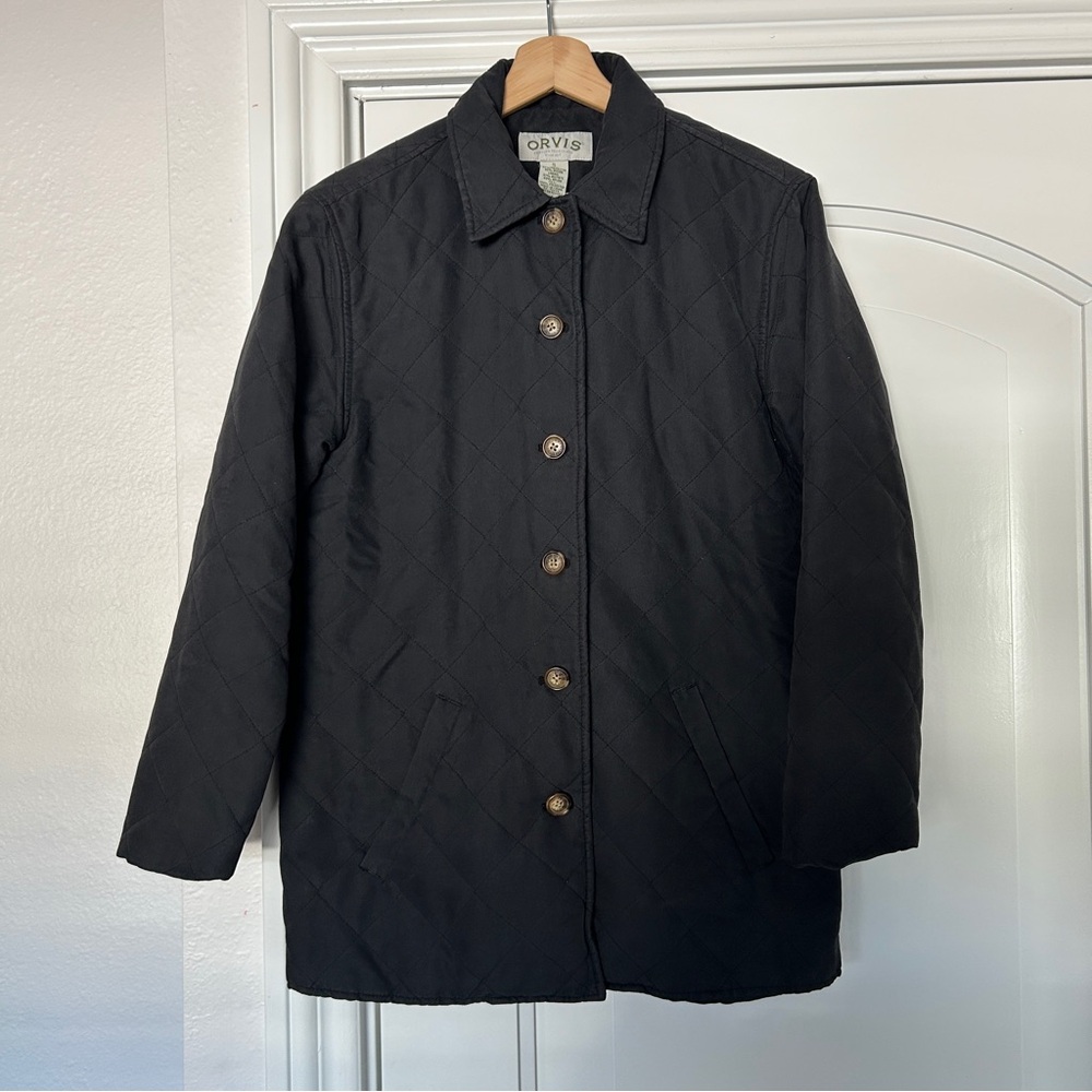 Vintage Quilted Black Jacket